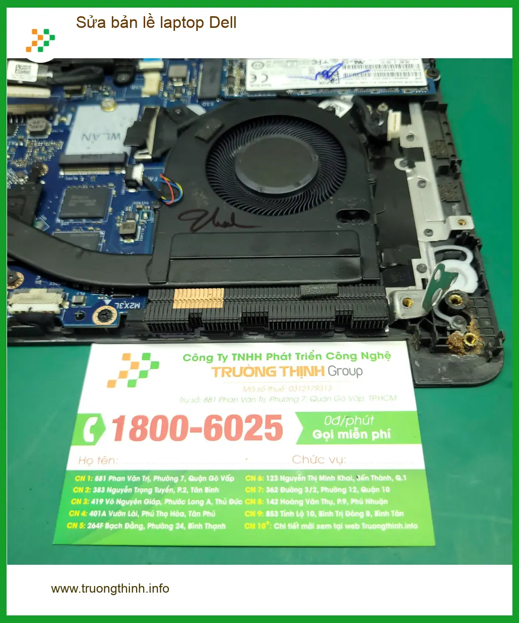Anh Tấn kiến trúc sư: Sửa bản lề laptop Dell tại Quận Tân Bình nhanh chóng