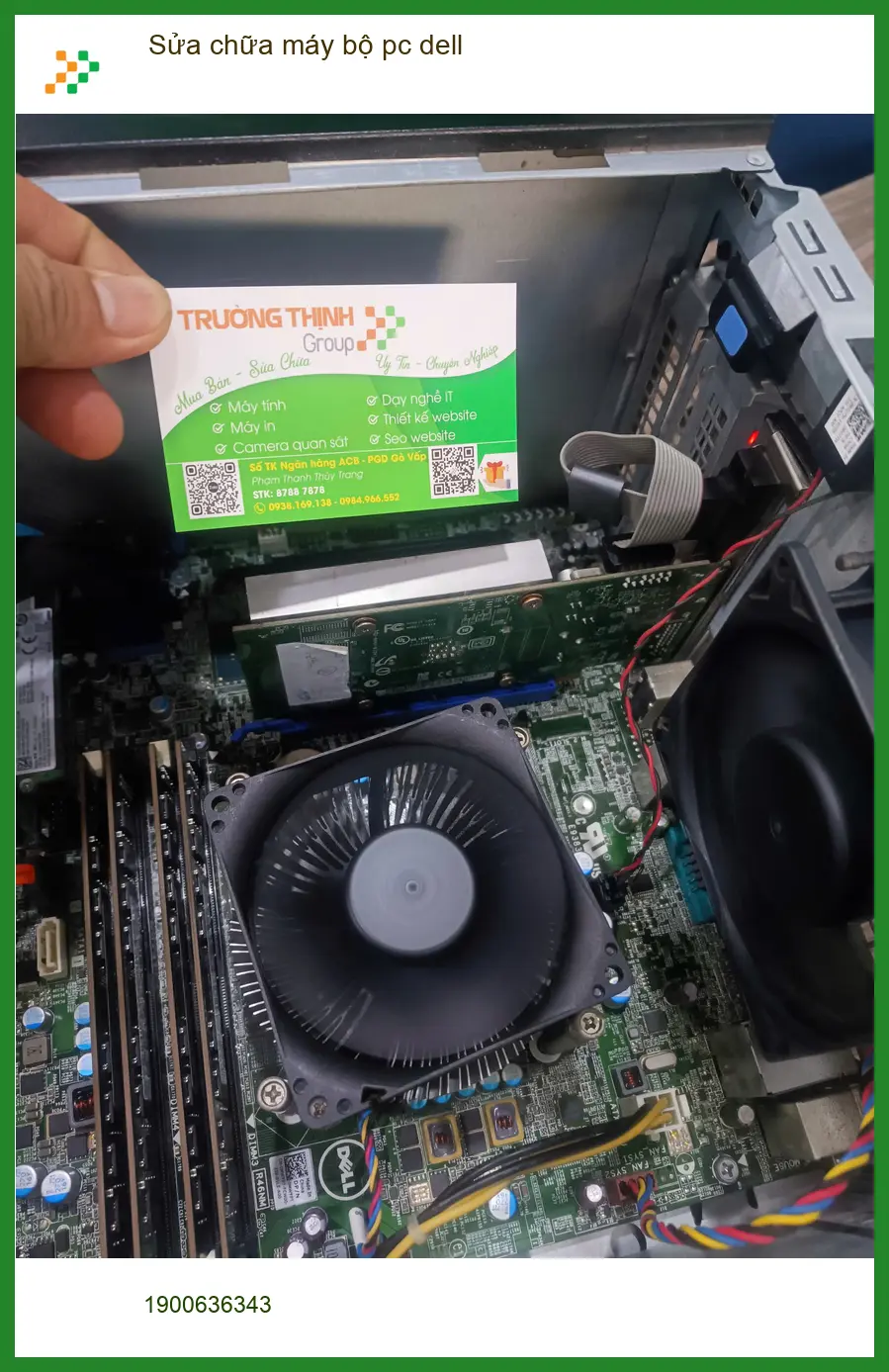 Địa điểm sửa chữa máy bộ pc Dell Quận Tân Phú Uy tín - Anh Quân chủ studio ảnh review ảnh thực tế 1