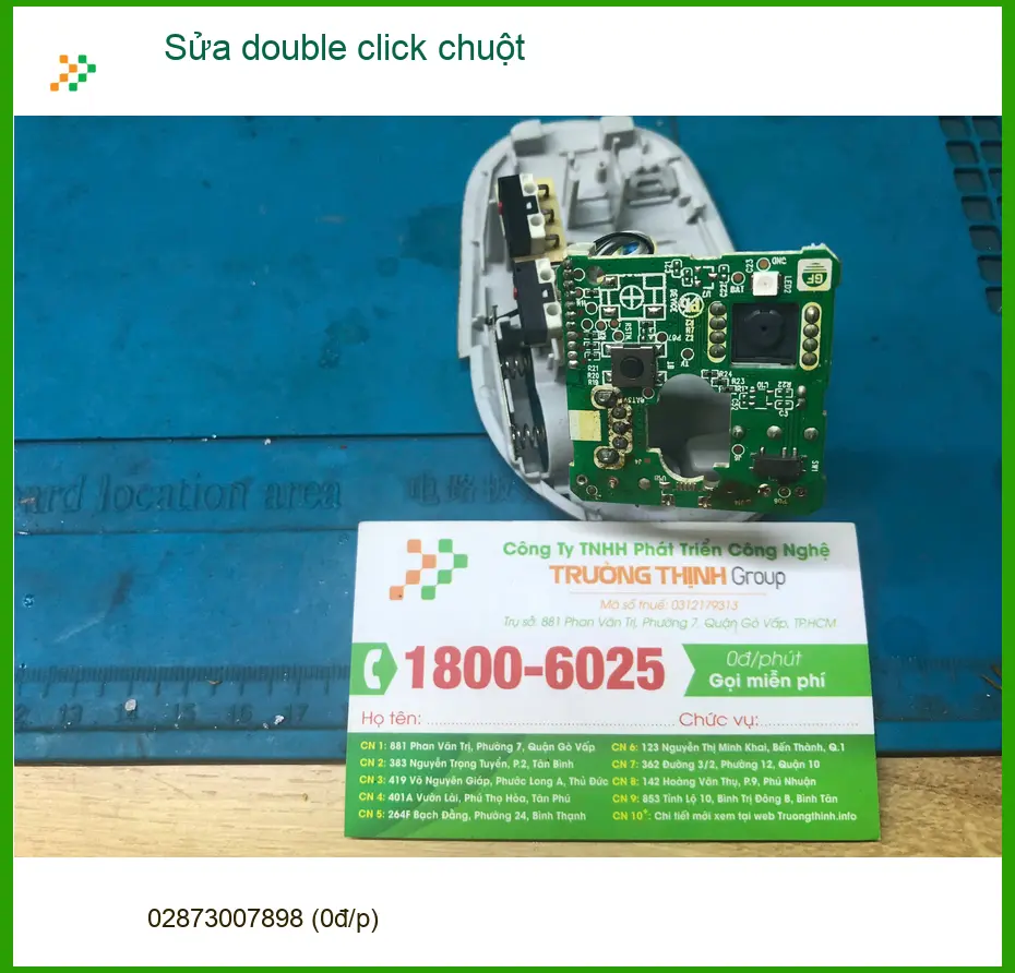 Anh Khánh IT review sửa double click chuột Quận Bình Tân chỉ 150k lấy liền ảnh thực tế 2