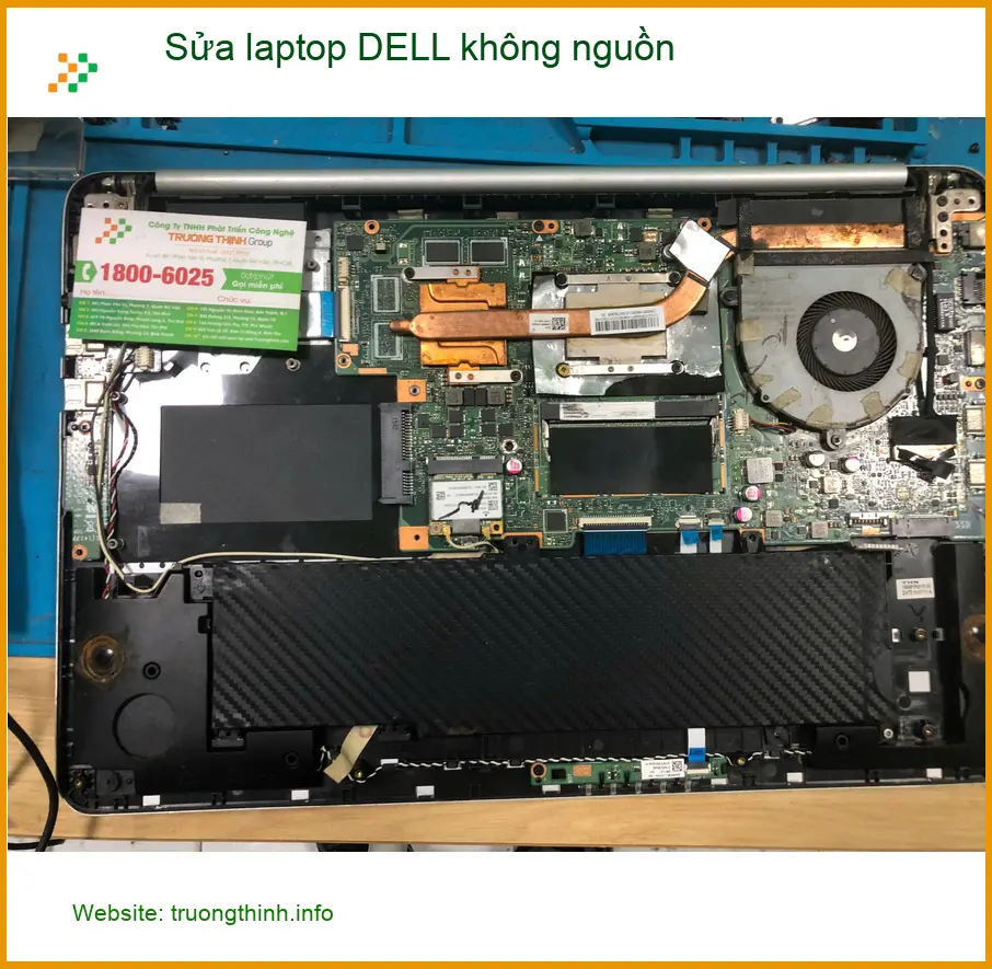 Anh Phúc nhân viên IT tìm nơi Sửa laptop DELL không nguồn Quận Bình Tân lấy ngay ảnh thực tế 1