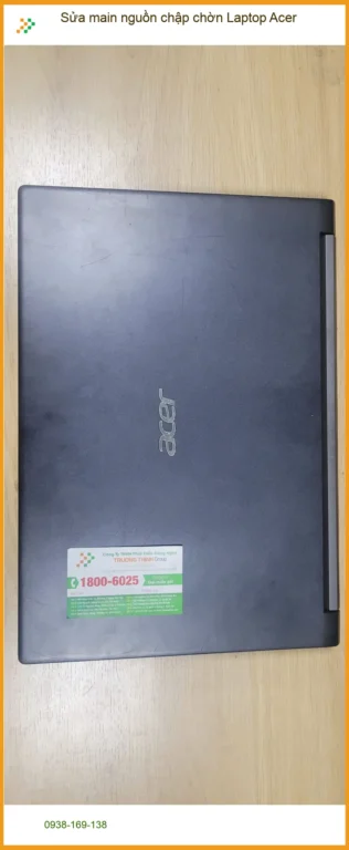 Chị Mỹ Lệ tìm nơi sửa main nguồn chập chờn Laptop Acer Quận Bình Tân uy tín