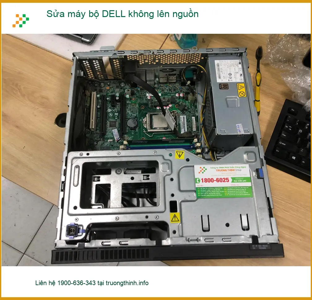 Bác Phúc tìm chỗ sửa máy bộ DELL không lên nguồn Quận Bình Tân