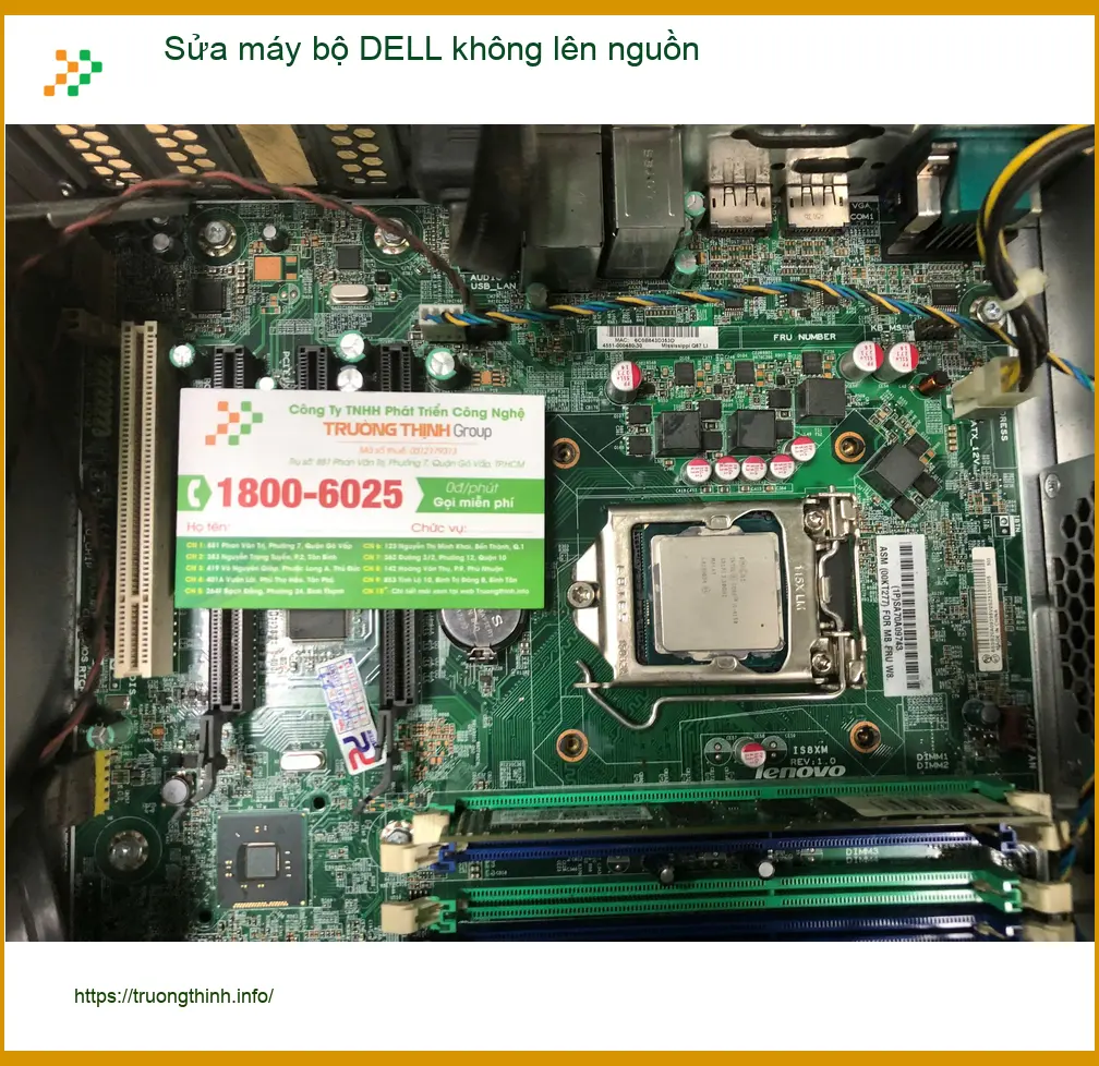 Bác Phúc tìm chỗ sửa máy bộ DELL không lên nguồn Quận Bình Tân ảnh thực tế 1