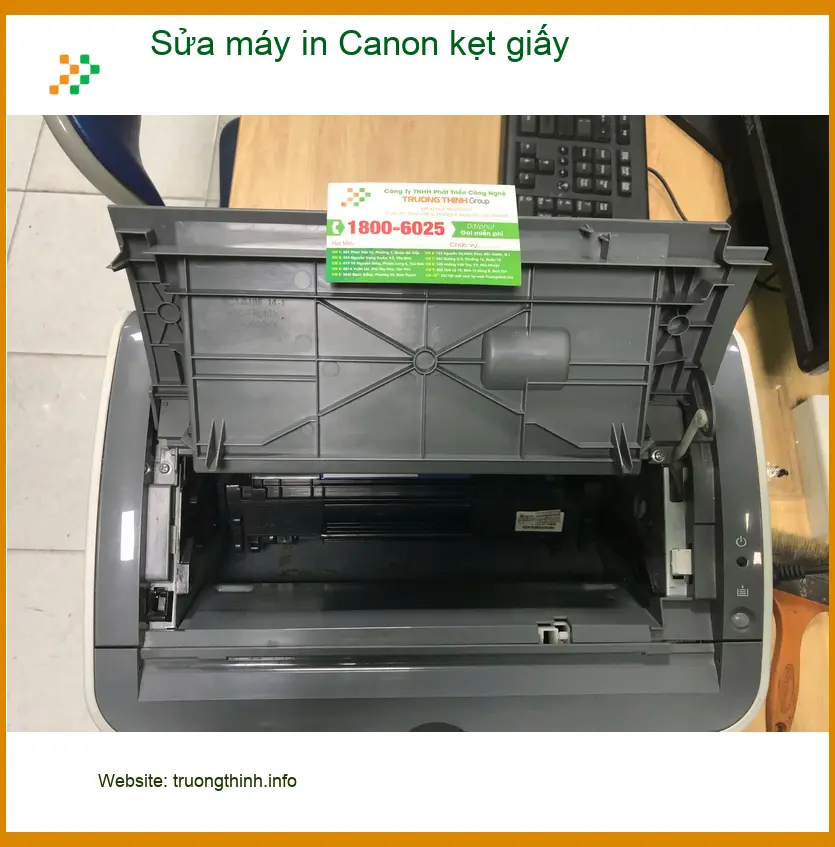 Dịch vụ Sửa máy in Canon kẹt giấy Quận Bình Tân - Cô Thảo cần in hồ sơ gấp ảnh thực tế 1