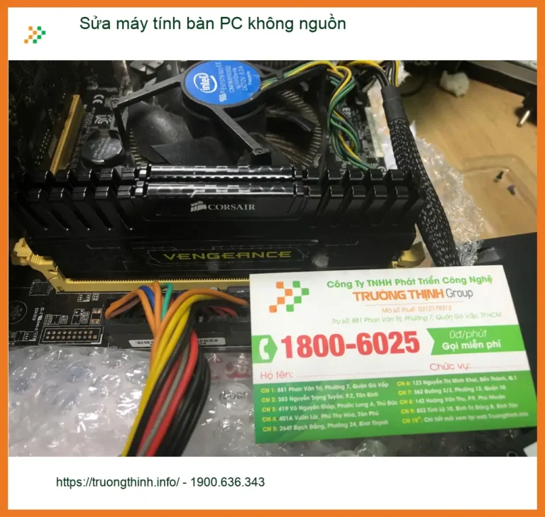 Anh Duy kỹ sư gặp sự cố pc không nguồn - Tìm chỗ sửa máy tính Quận Bình Tân lấy ngay
