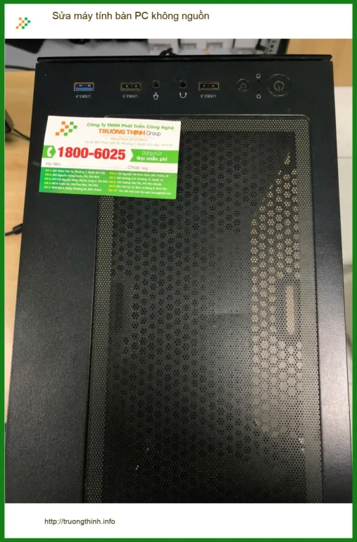 Trung tâm Sửa máy tính bàn PC không nguồn Quận Bình Tân - Cô Thảo cần gấp