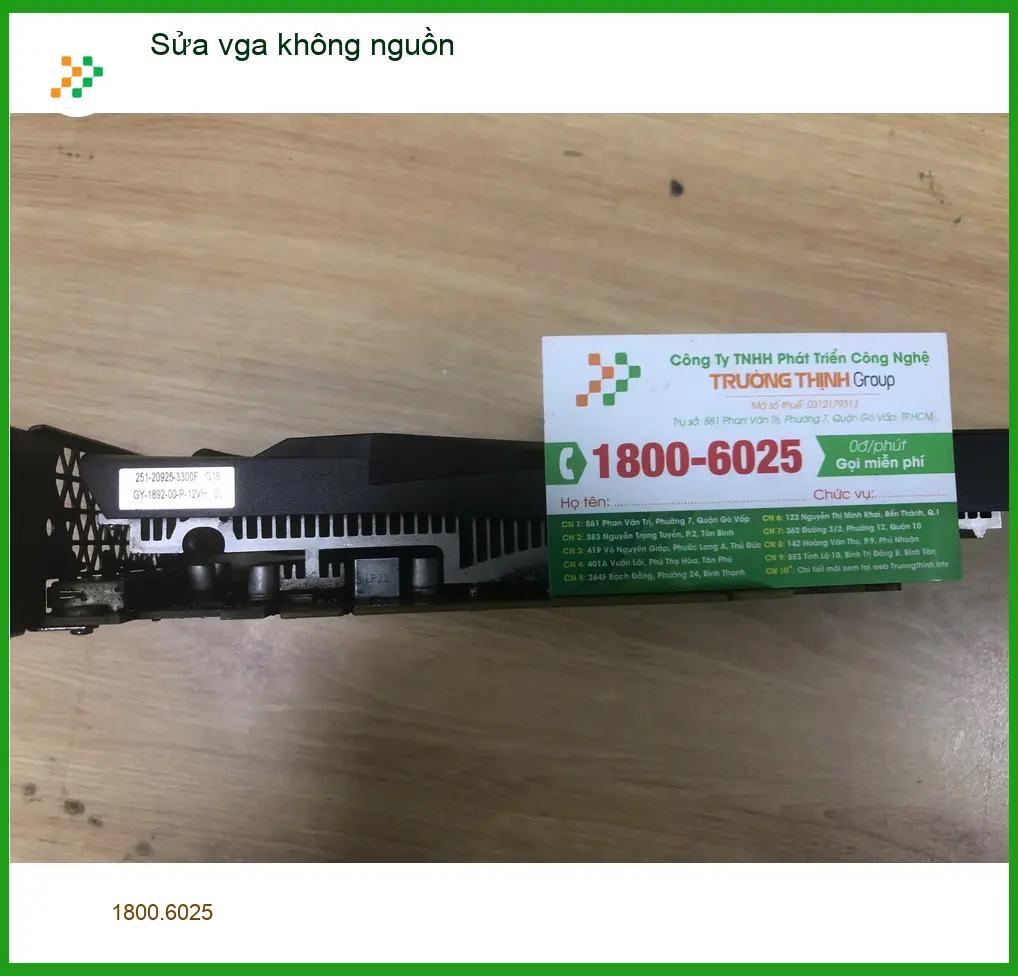 Anh Khoa kiến trúc sư ở Bình Tân cứu vga không nguồn - Review trung tâm uy tín ảnh thực tế 2