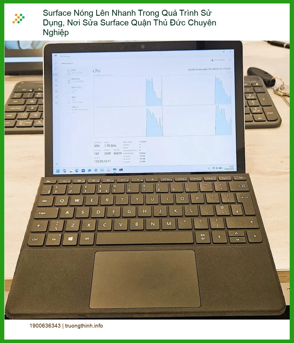 Sửa Surface Nóng Lên Nhanh Quận Thủ Đức - Địa điểm sửa chữa lấy ngay