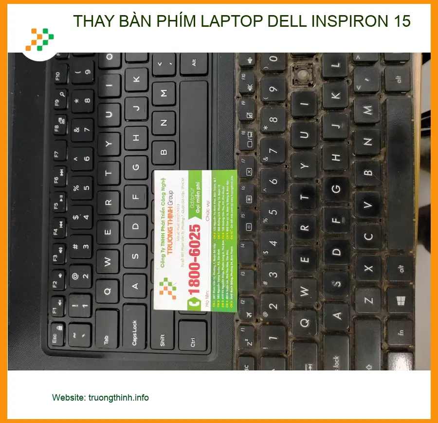 Anh Khoa tìm trung tâm thay bàn phím laptop Dell Inspiron 15 Quận 12 ảnh thực tế 1