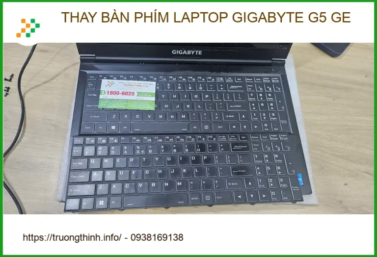Dịch vụ thay bàn phím laptop Gigabyte G5 GE Quận 9 lấy ngay - Uy tín