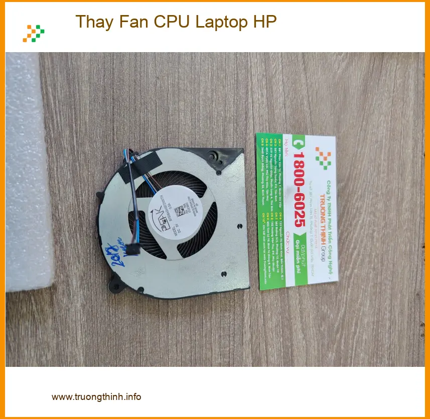 Dịch vụ Thay Fan CPU Laptop HP Quận 7 - Chị Nguyệt giáo viên hài lòng ngay ảnh thực tế 2