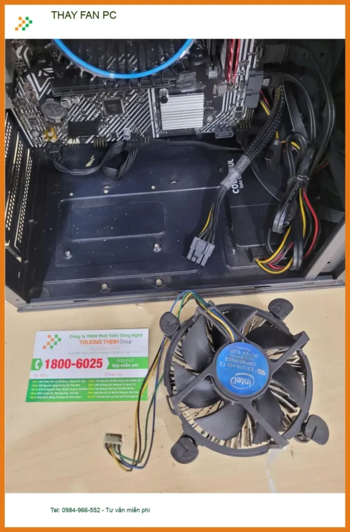 Dịch vụ thay fan PC Quận Gò Vấp uy tín - Anh Phúc cần thay fan PC gấp