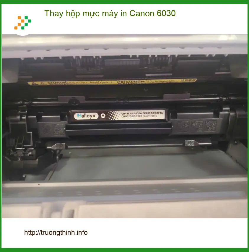 Chị An kế toán lo lắng về việc thay hộp mực máy in Canon 6030 tại Quận 7 uy tín ảnh thực tế 2