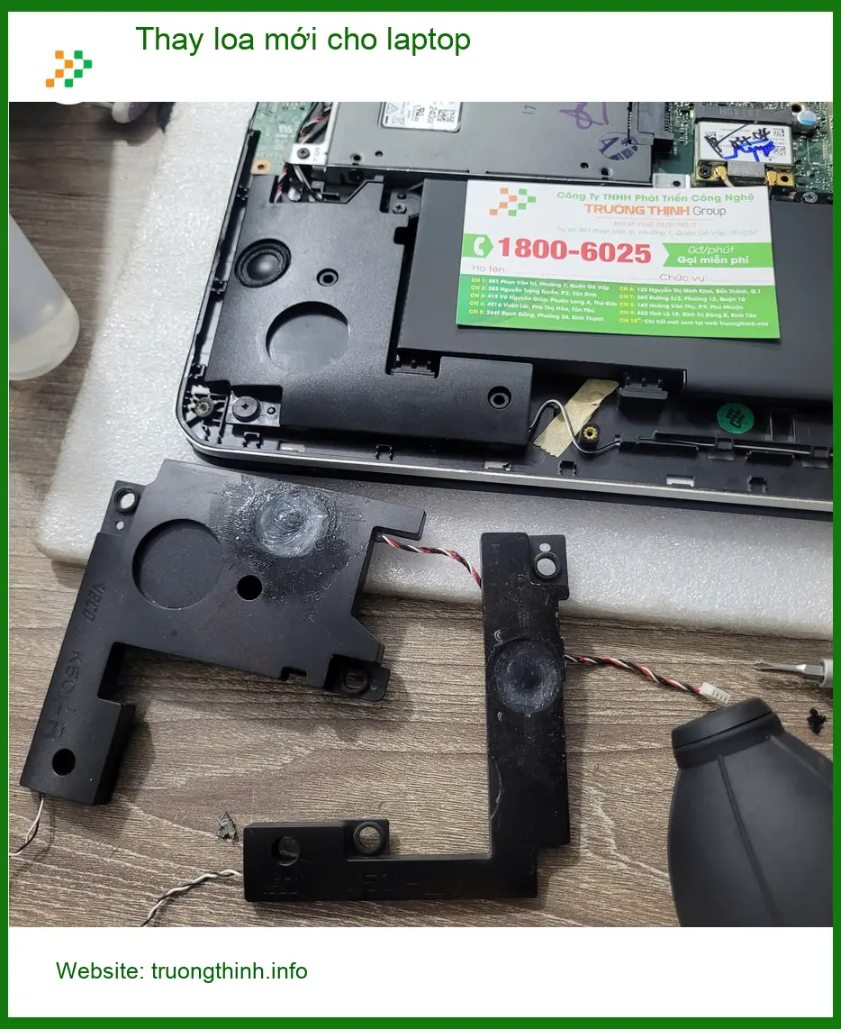 Anh Khoa tìm tiệm thay loa mới cho laptop Quận Tân Bình uy tín