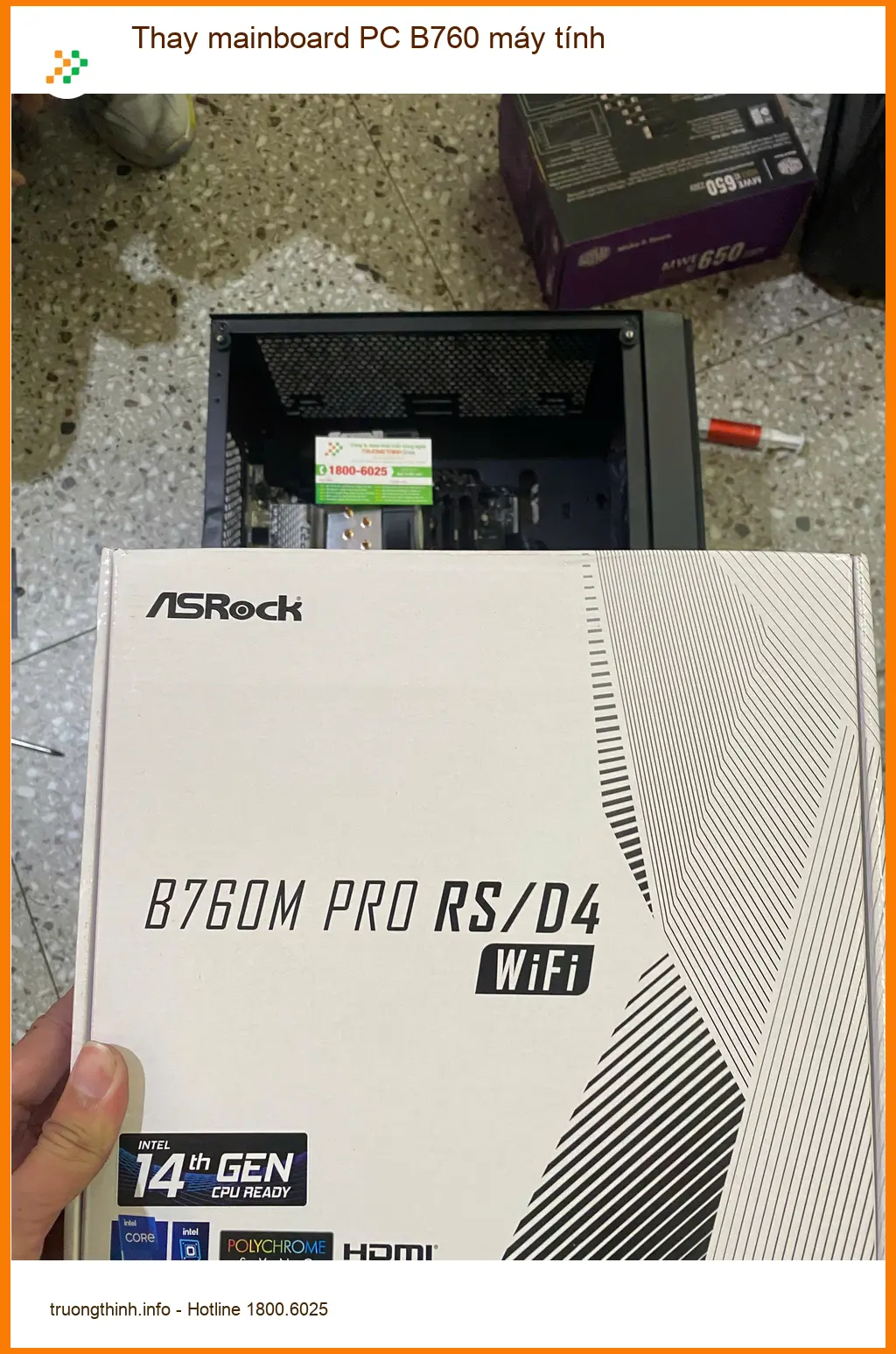 Anh Đức review: Trung tâm thay mainboard PC B760 Quận 7 uy tín ảnh thực tế 1