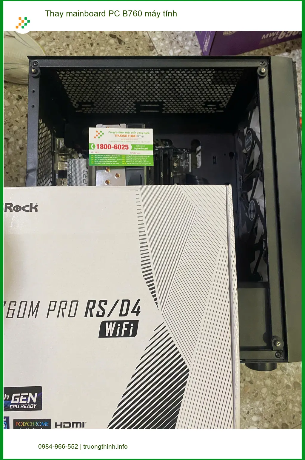 Anh Đức review: Trung tâm thay mainboard PC B760 Quận 7 uy tín ảnh thực tế 2