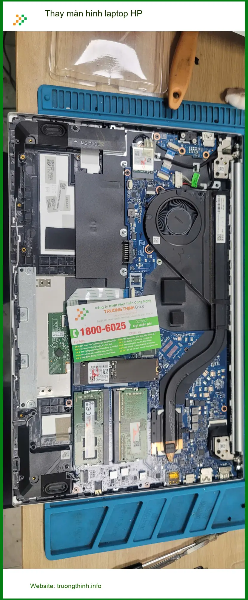 Chú Bảo kinh doanh review chỗ Thay màn hình laptop HP Quận Bình Tân lấy liền
