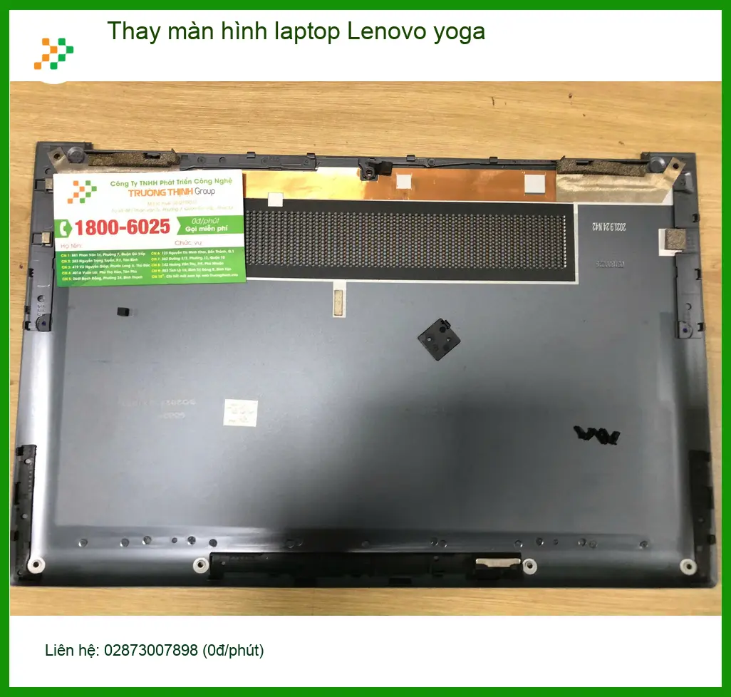 Thay màn hình laptop Lenovo yoga Quận Bình Tân - Anh Duy vội vàng cần gấp ảnh thực tế 1