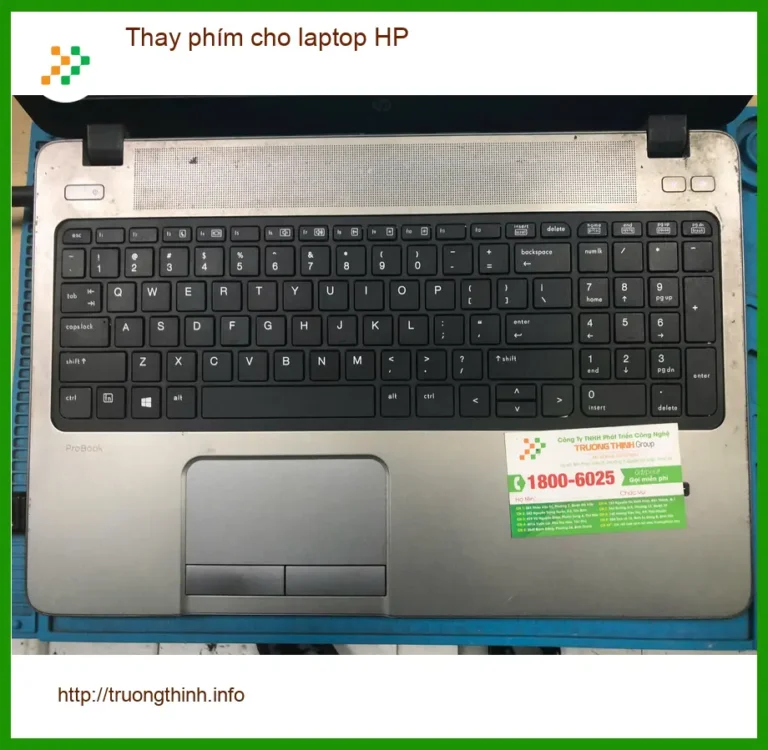 Dịch vụ Thay phím laptop HP Quận Bình Tân lấy liền - Cô Thanh gặp lỗi nhấn không ăn