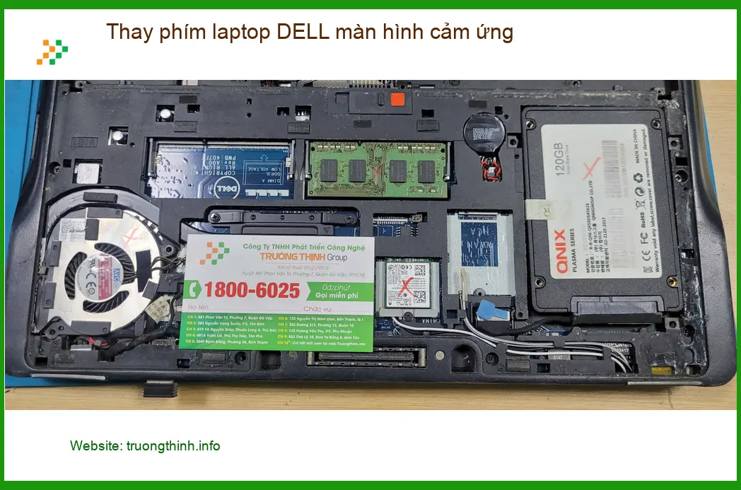 Bạn Kiên tìm địa chỉ Thay phím laptop DELL màn hình cảm ứng Quận Bình Tân ảnh thực tế 1