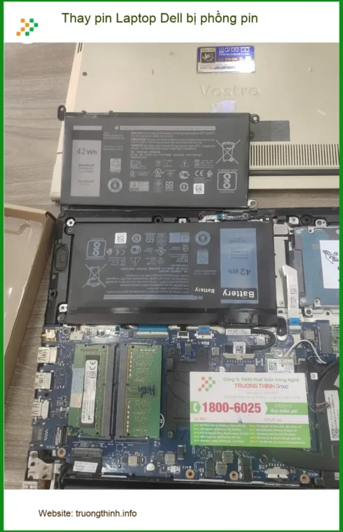 Chú Hùng chủ tạp hóa Quận 7 tìm chỗ thay pin Laptop Dell bị phồng pin