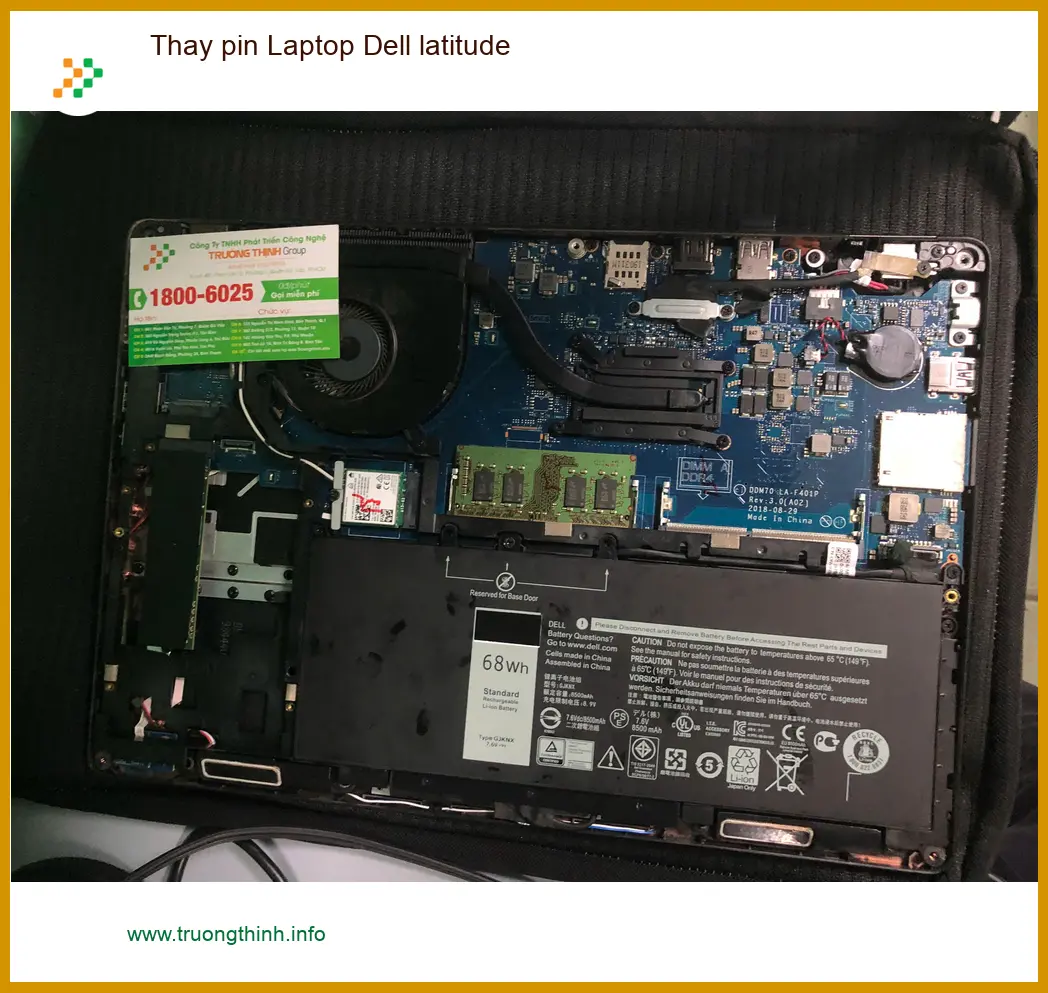 Dịch vụ thay pin Laptop Dell latitude Quận Bình Tân - Anh Hữu cần gấp