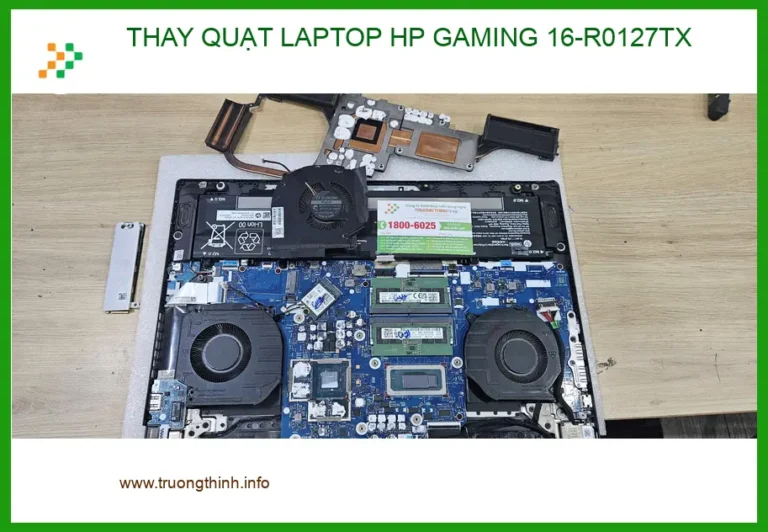 Cửa hàng thay quạt laptop HP Gaming 16-R0127TX Quận Quận 9 - Chú Hậu.
