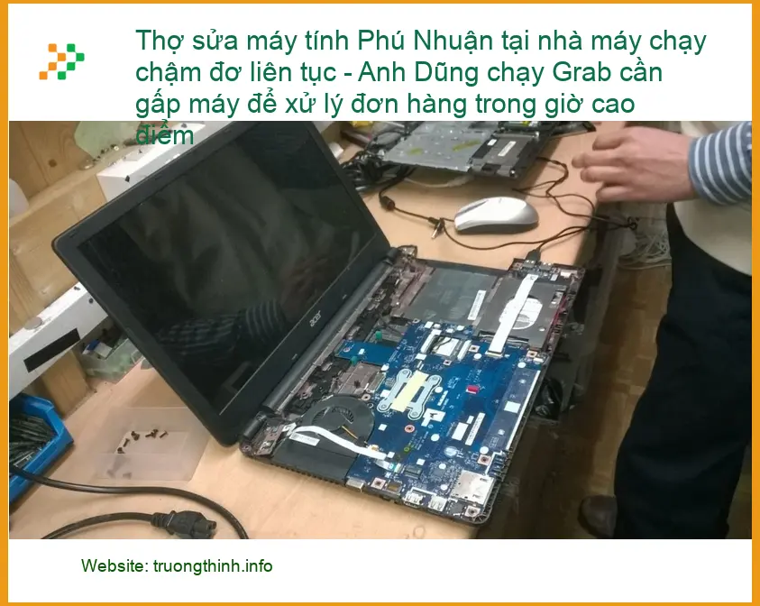 Sửa máy tính Phú Nhuận chạy chậm đơ liên tục - Thợ sửa nhanh tận nơi TPHCM