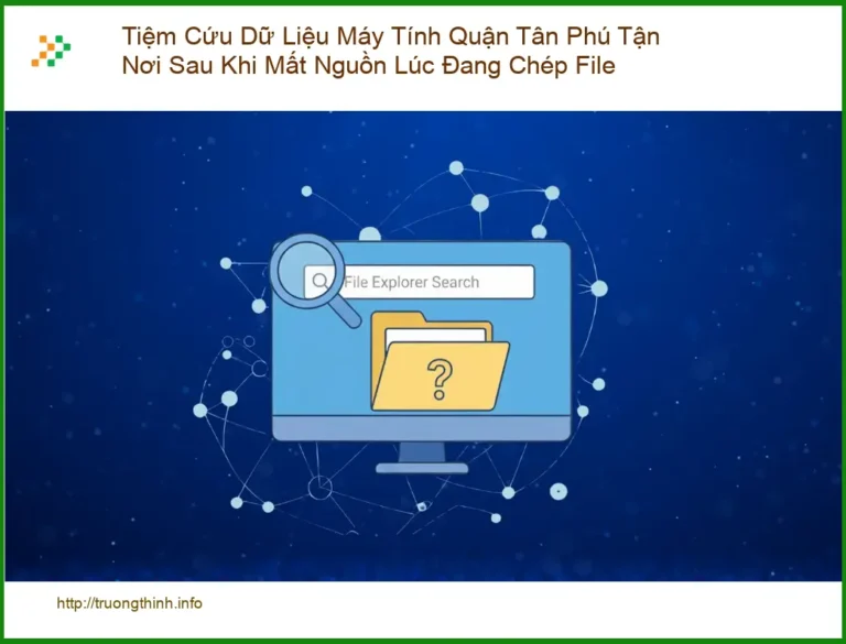 Khôi Phục Dữ Liệu Máy Tính Quận Tân Phú - Thợ cứu data khẩn cấp