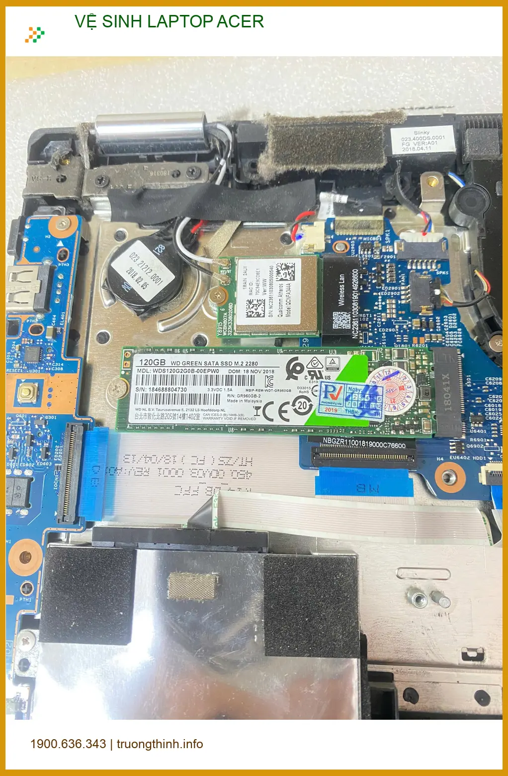 Chị Thanh quản lý cửa hàng - Dịch vụ vệ sinh laptop Acer Quận Gò Vấp giá rẻ ảnh thực tế 1