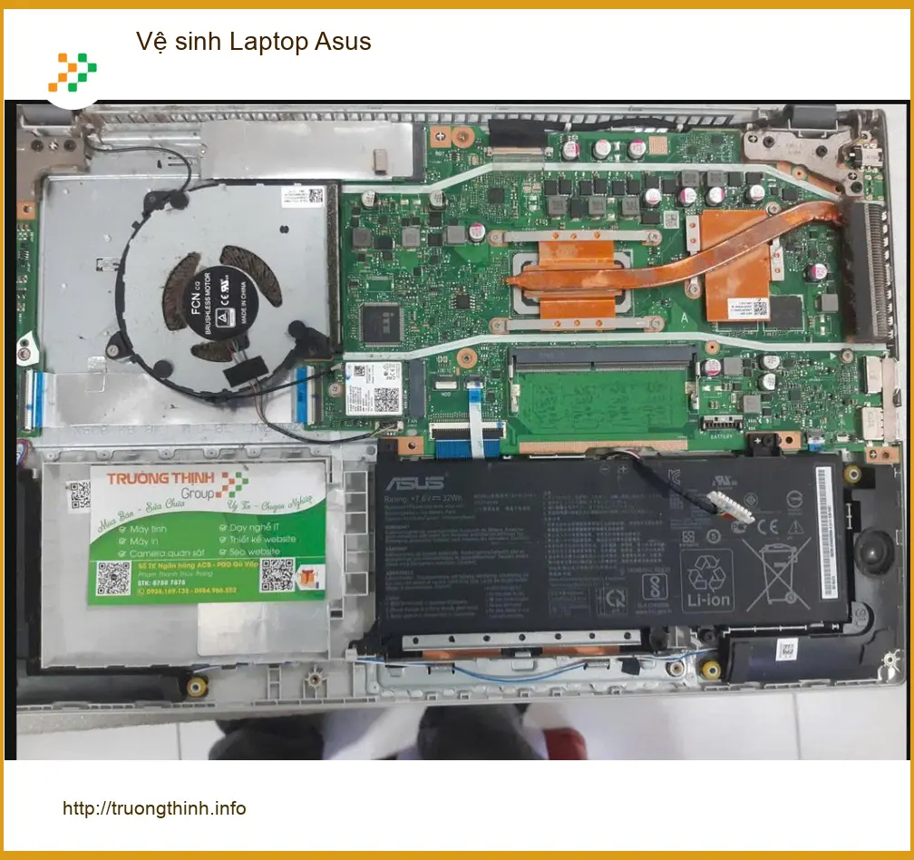 Tiệm vệ sinh Laptop Asus Quận Tân Bình uy tín - Cô Thanh Hương hài lòng ảnh thực tế 2