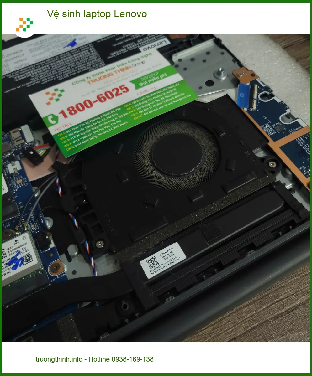Anh Quang quản lý kho tìm dịch vụ vệ sinh laptop Lenovo Quận Tân Bình uy tín