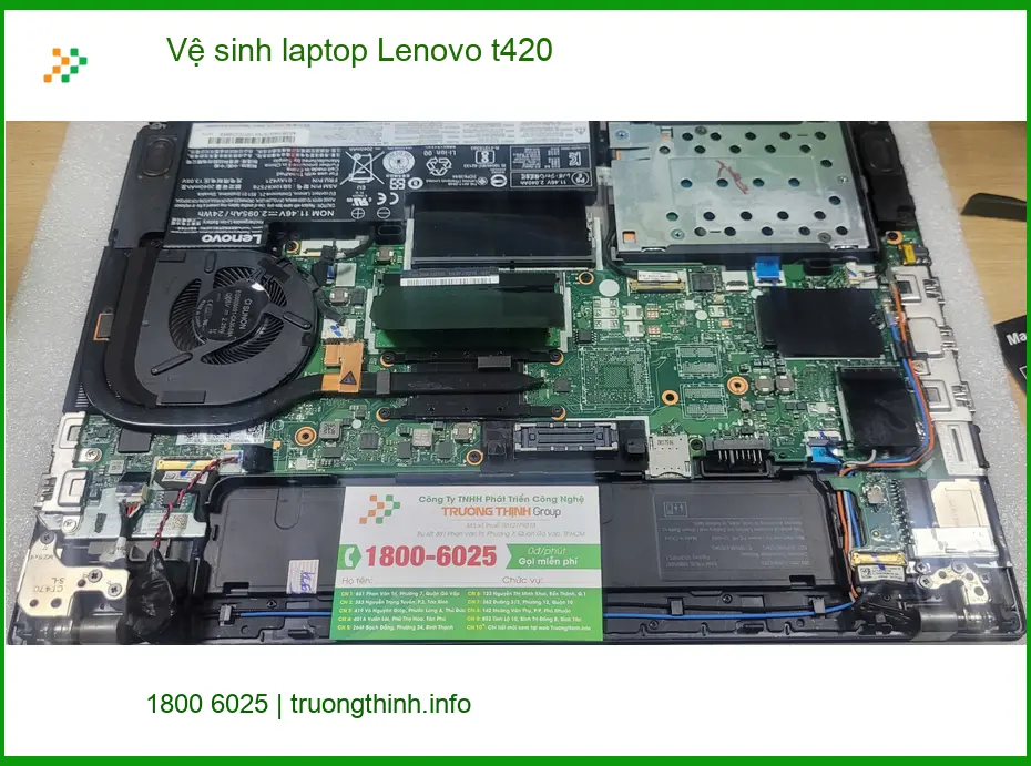 Anh Minh kiến trúc sư review dịch vụ vệ sinh laptop Lenovo T420 Quận Bình Tân uy tín