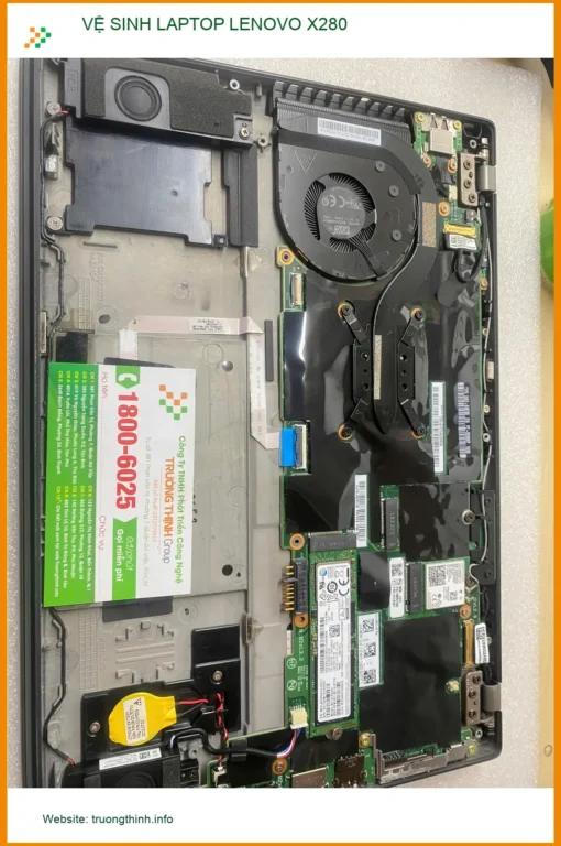 Dịch vụ vệ sinh laptop Lenovo X280 Quận Gò Vấp - Bạn Đức Anh sinh viên lo lắng máy nóng