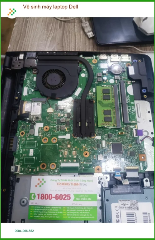 Dịch vụ vệ sinh máy laptop Dell Quận Tân Phú: Anh Khôi IT review chỗ uy tín