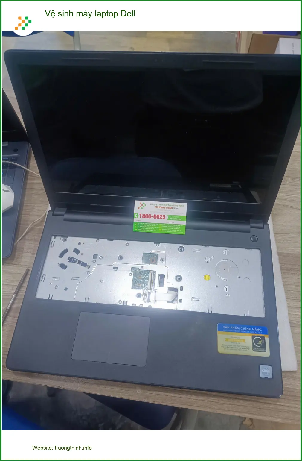 Dịch vụ vệ sinh máy laptop Dell Quận Tân Phú: Anh Khôi IT review chỗ uy tín ảnh thực tế 2