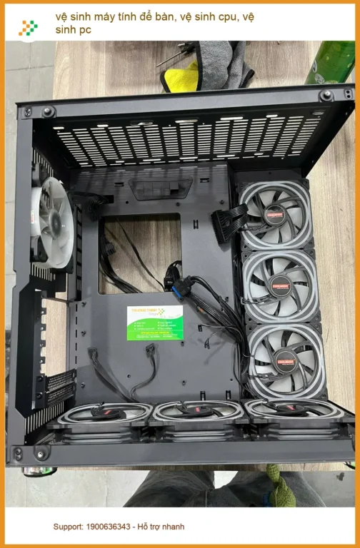 Anh Khang nhân viên văn phòng review vệ sinh PC, CPU Quận Bình Thạnh