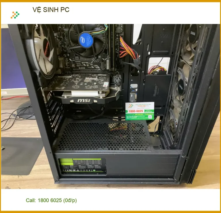 Cô Thuý lo máy tính nóng ran, tìm dịch vụ vệ sinh PC Quận 10 uy tín