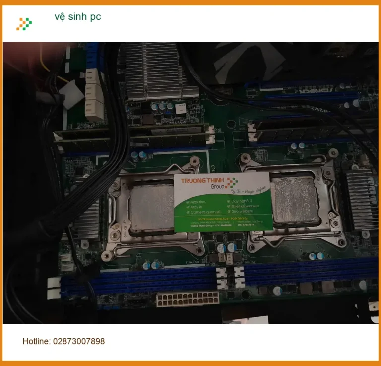 Chị Hà kế toán lo lắng pc chạy chậm - Dịch vụ vệ sinh pc Quận Thủ Đức