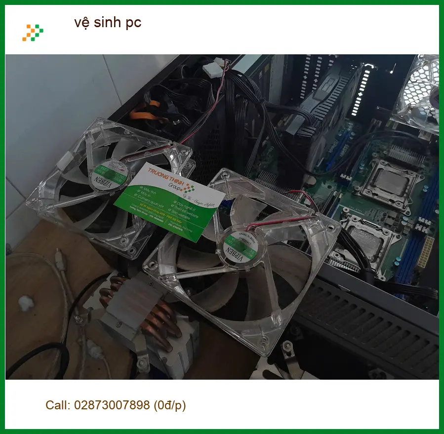 Chị Hà kế toán lo lắng pc chạy chậm - Dịch vụ vệ sinh pc Quận Thủ Đức ảnh thực tế 1