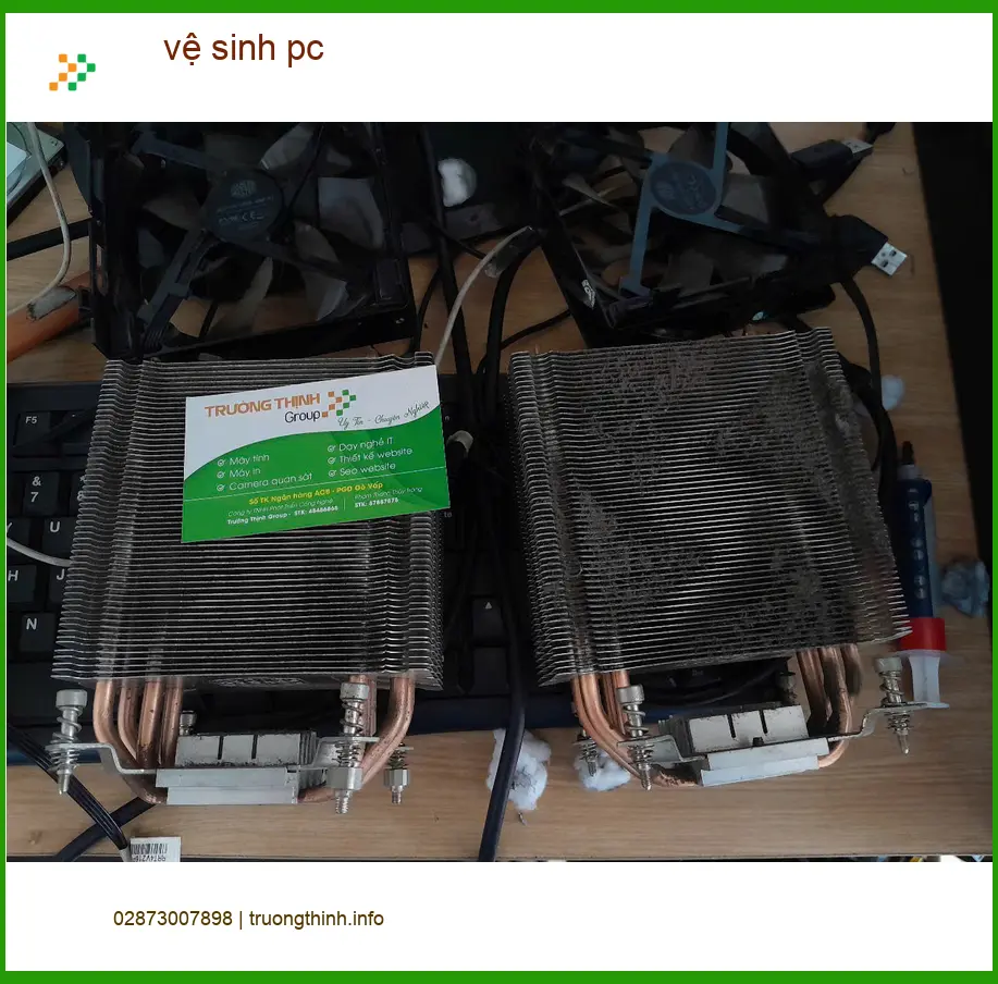 Chị Hà kế toán lo lắng pc chạy chậm - Dịch vụ vệ sinh pc Quận Thủ Đức ảnh thực tế 2