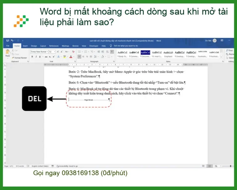 Văn phòng Word bị mất khoảng cách dòng - Cách tự xử lý tại nhà