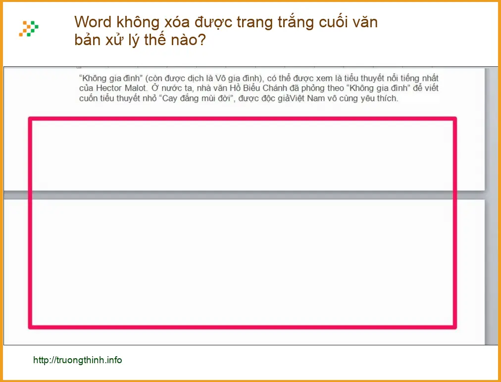 Văn phòng Word không xóa được trang trắng cuối - Cách xử lý tại nhà