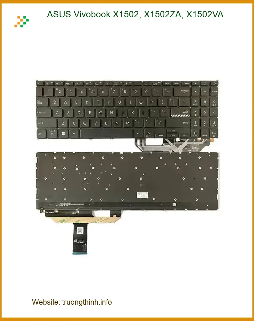 Bàn phím Laptop ASUS Vivobook X1502, X1502ZA, X1502VA - Thay Nhanh Rẻ TPHCM
