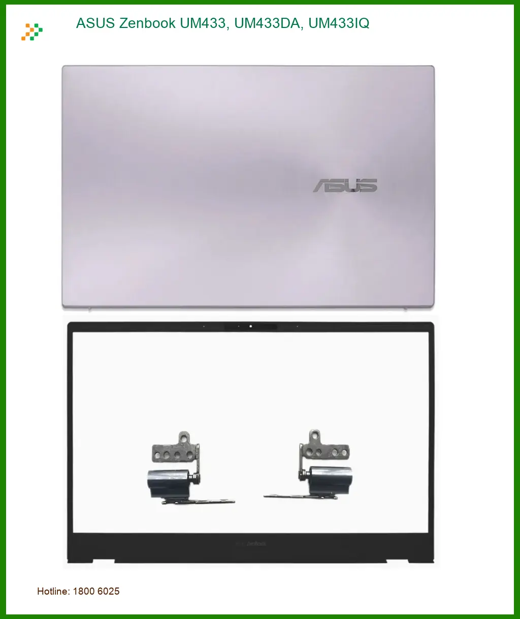 Vỏ Laptop ASUS Zenbook UM433 - Thay Lấy Liền TPHCM