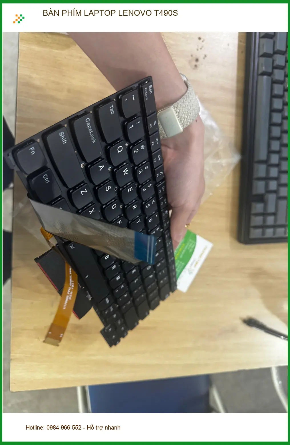Chú Hùng tìm chỗ thay bàn phím laptop Lenovo T490s Quận 10 uy tín?