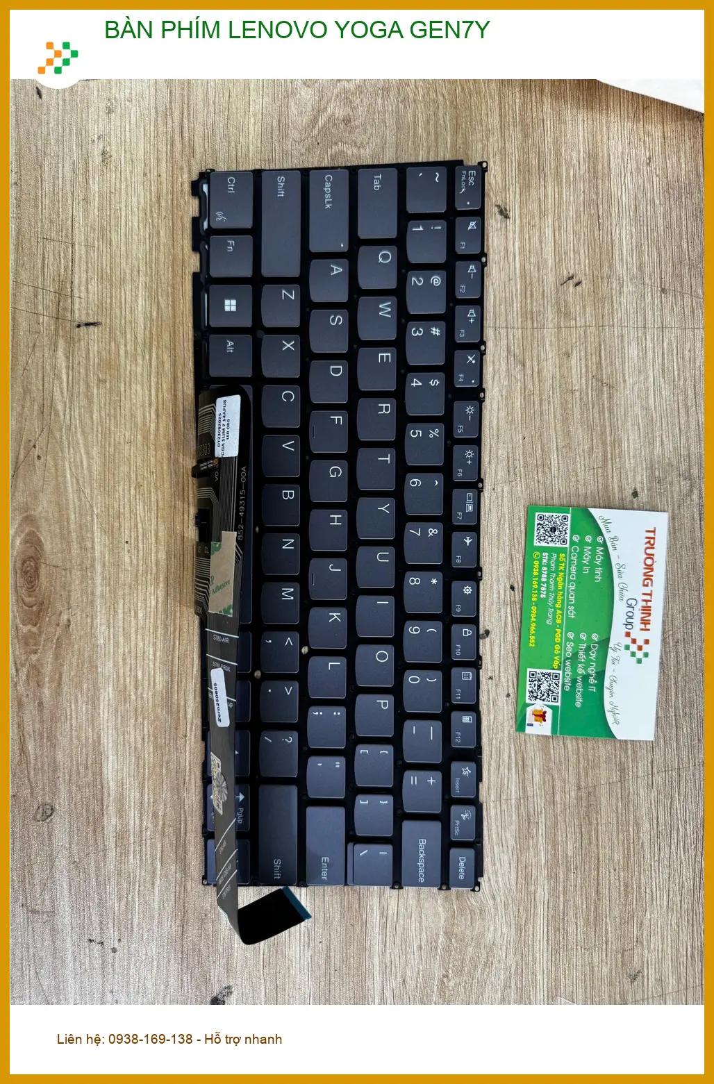 Anh Thiện designer vội tìm chỗ thay Bàn Phím Lenovo Yoga Gen7Y Quận 10 ảnh thực tế 2