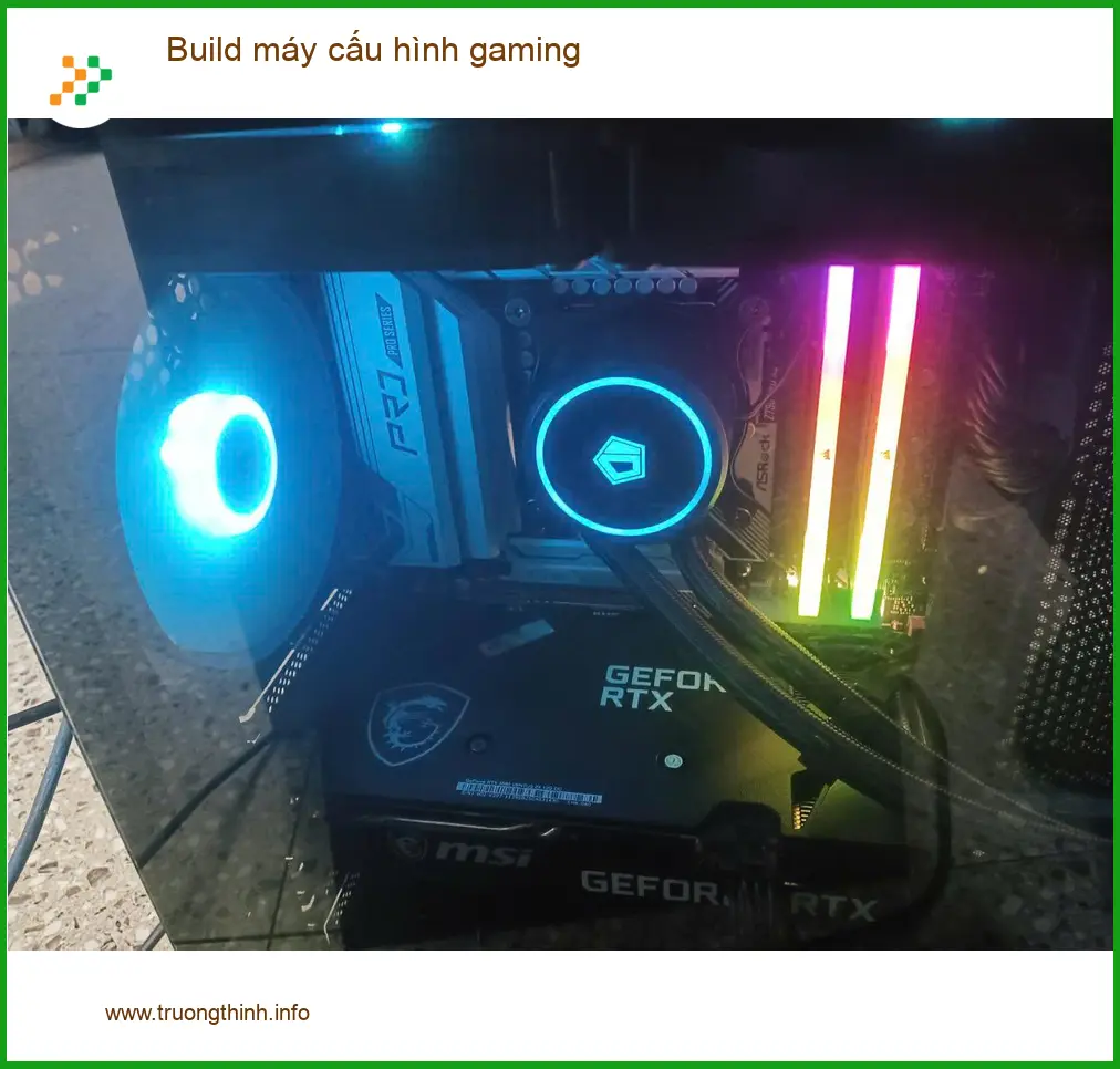 Tiệm build máy cấu hình gaming Quận 7 - Anh Đạt review build PC gaming ảnh thực tế 1