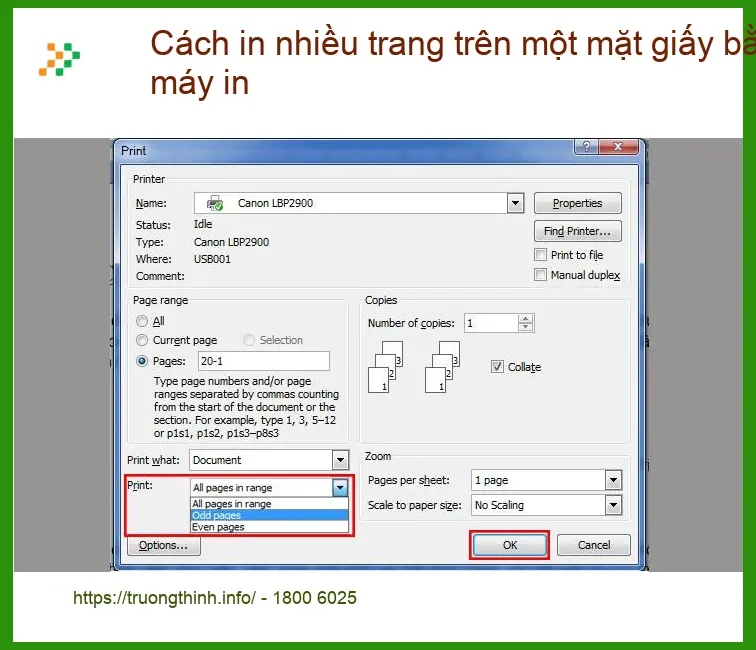 Thủ thuật Máy in Cách nhiều trang trên một mặt giấy - Tự xử lý tại nhà