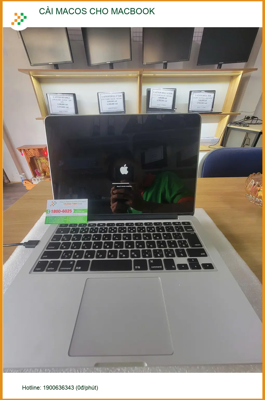 Anh Quang kiến trúc sư - Dịch vụ Cài macOS cho MacBook Quận Tân Bình lấy liền